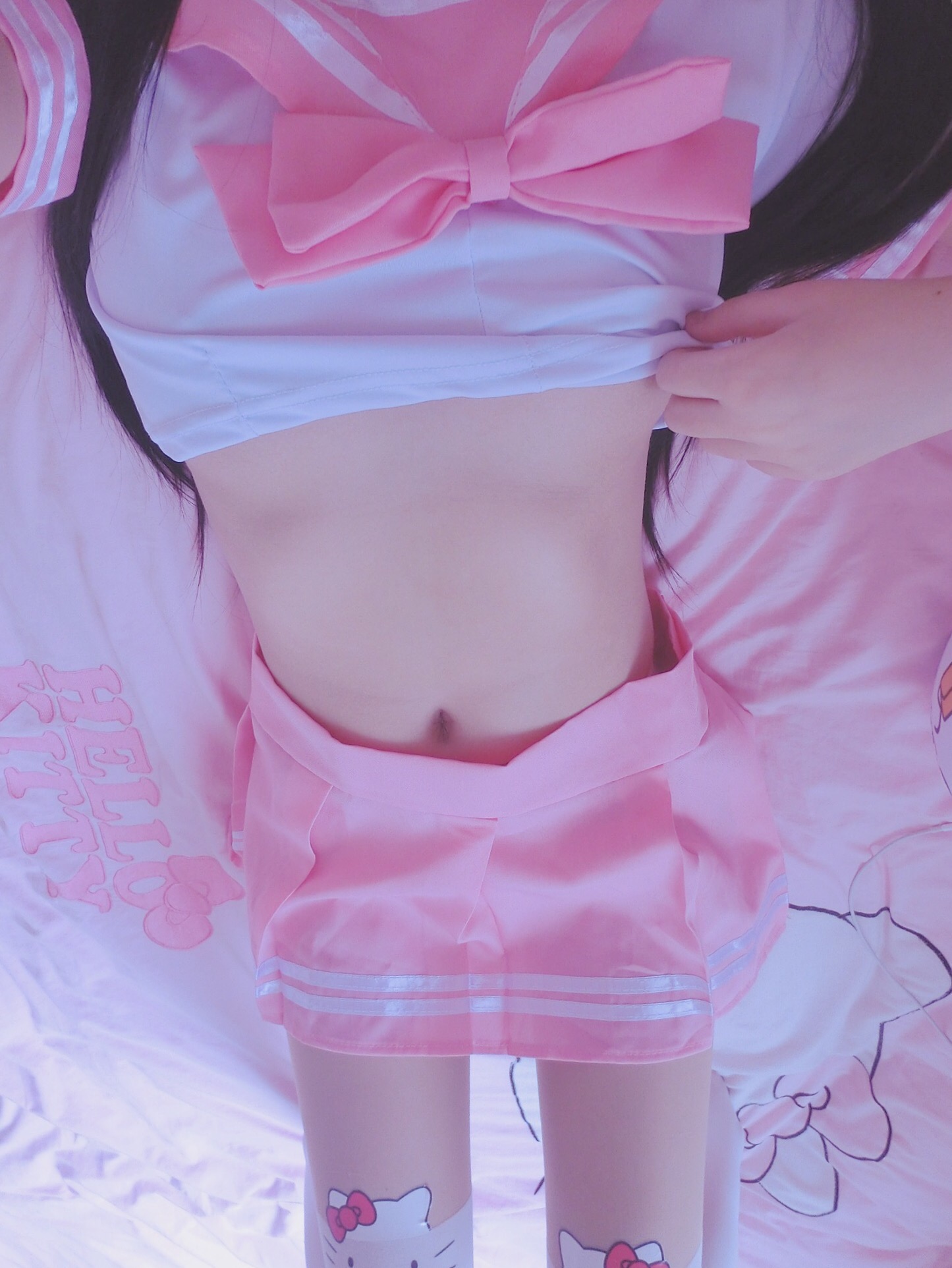 萌百醬--JK學生制服(粉)