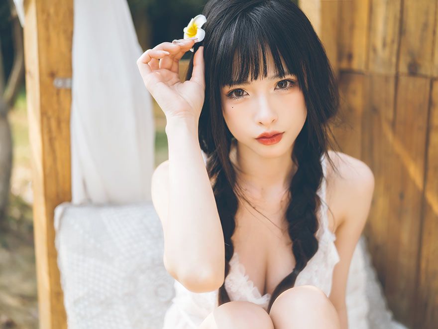 白裙清純小姐姐農莊寫真