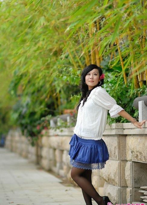 嶺南美女們盡展風情圖片