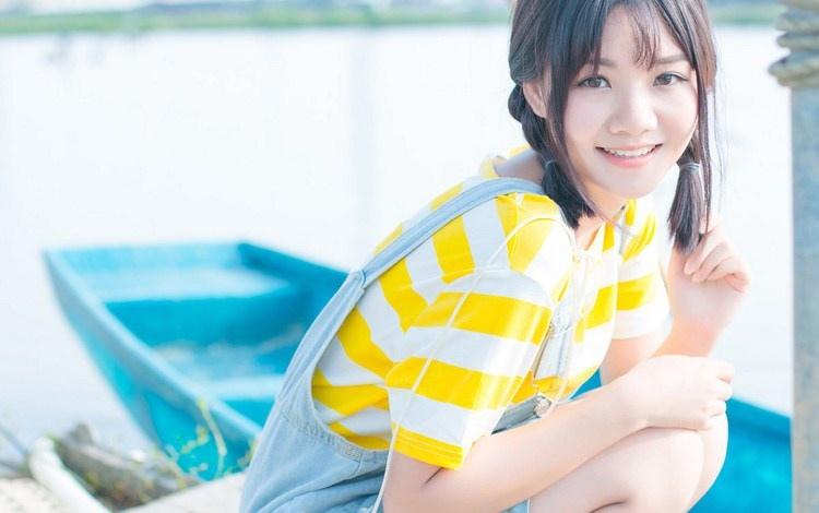 清純天然美女戶外一日游隨拍寫真圖片