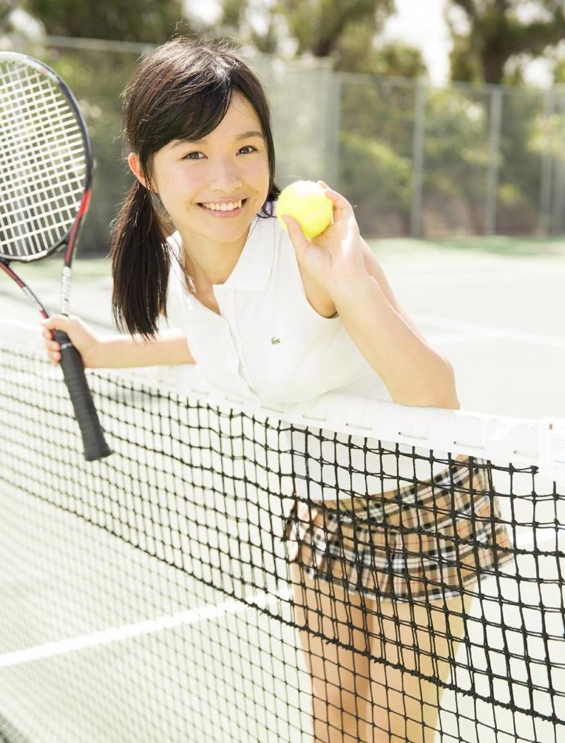 萌妹子百川晴香活力網球時尚寫真
