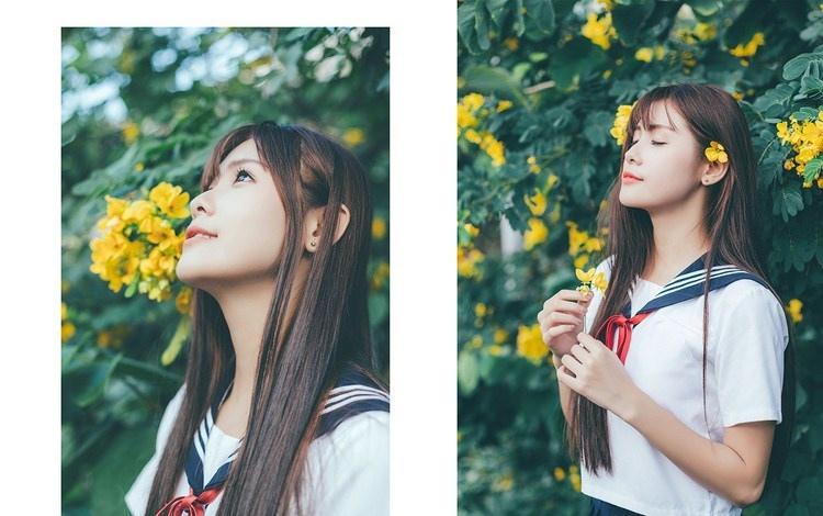 嬌艷驚人校園美女