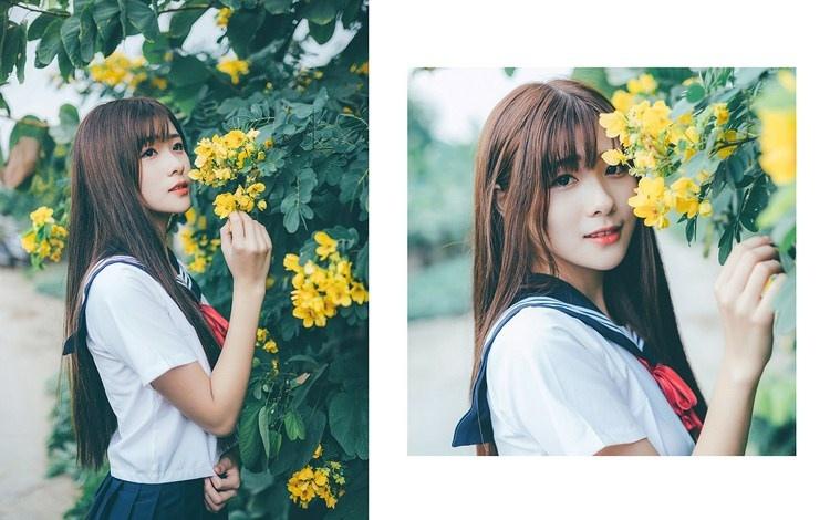 嬌艷驚人校園美女