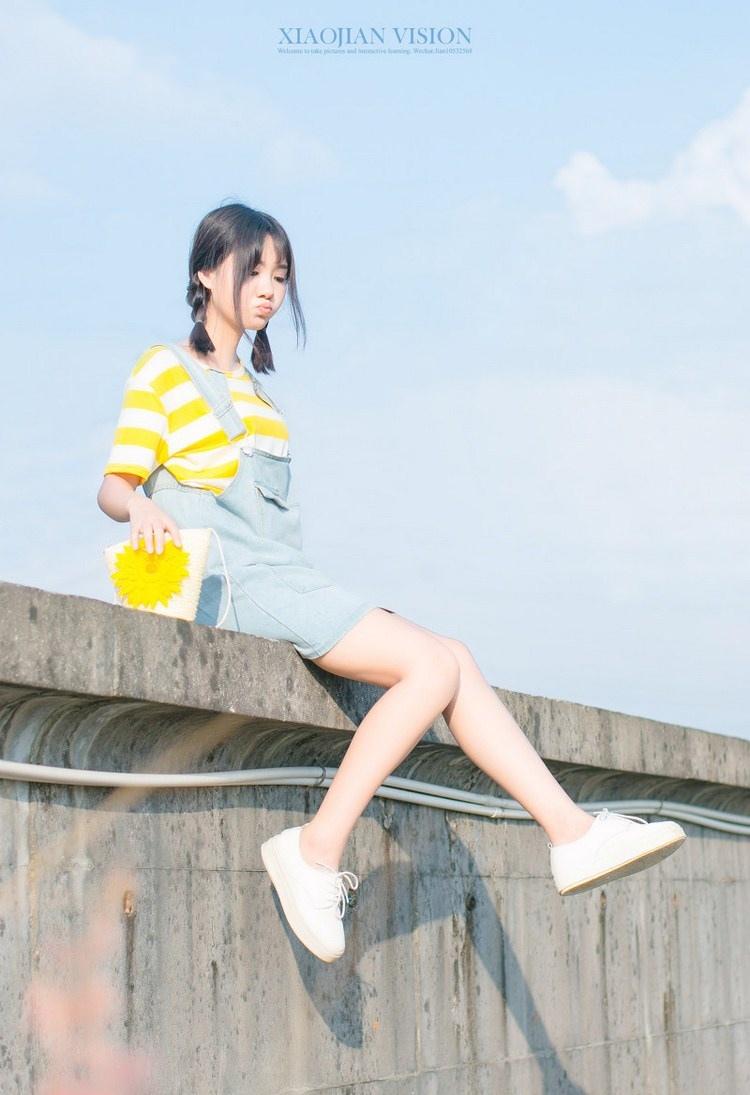 清純天然美女戶外一日游隨拍寫真圖片