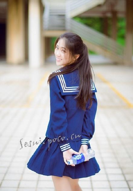 清純學生裝美女意境唯美寫真