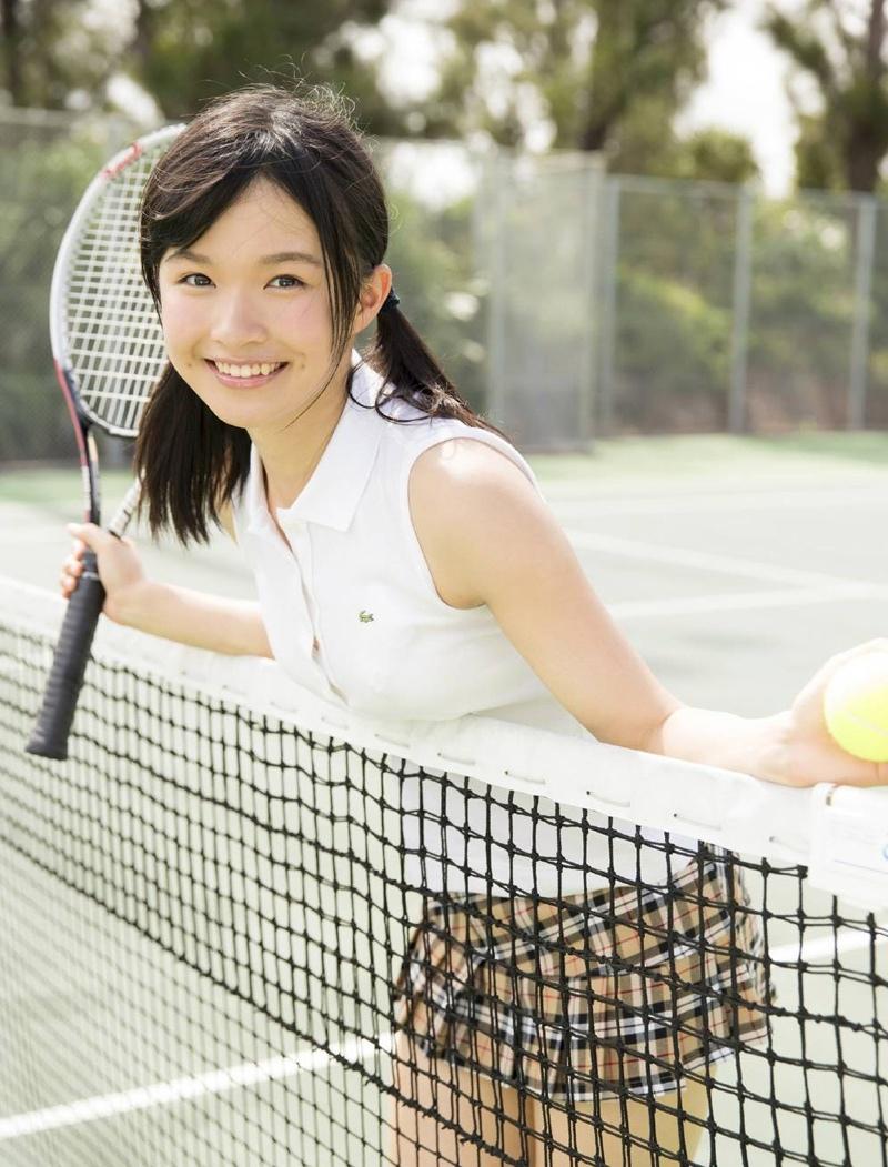 萌妹子百川晴香活力網球時尚寫真