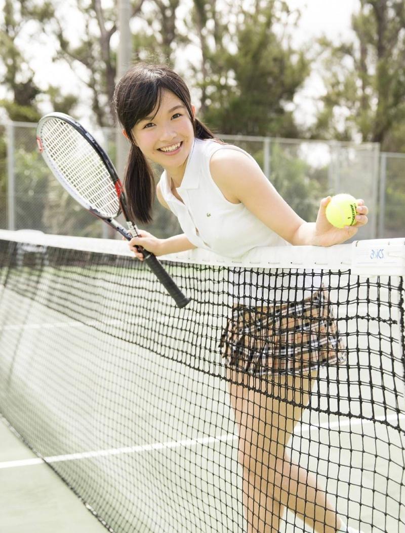 萌妹子百川晴香活力網球時尚寫真