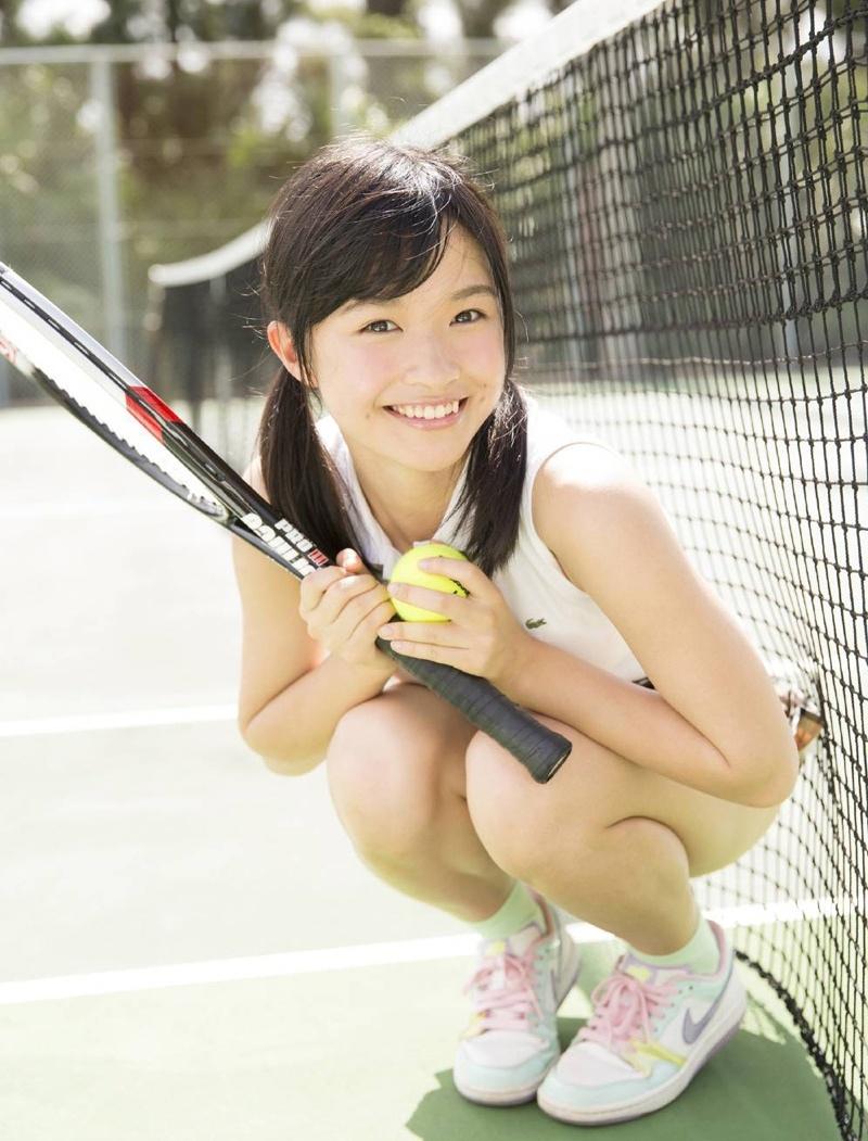 萌妹子百川晴香活力網球時尚寫真