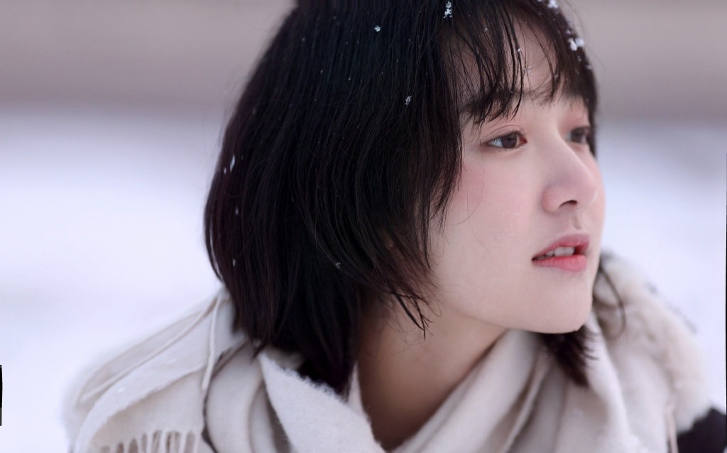 凌美仕清秀雪景純美寫真圖片