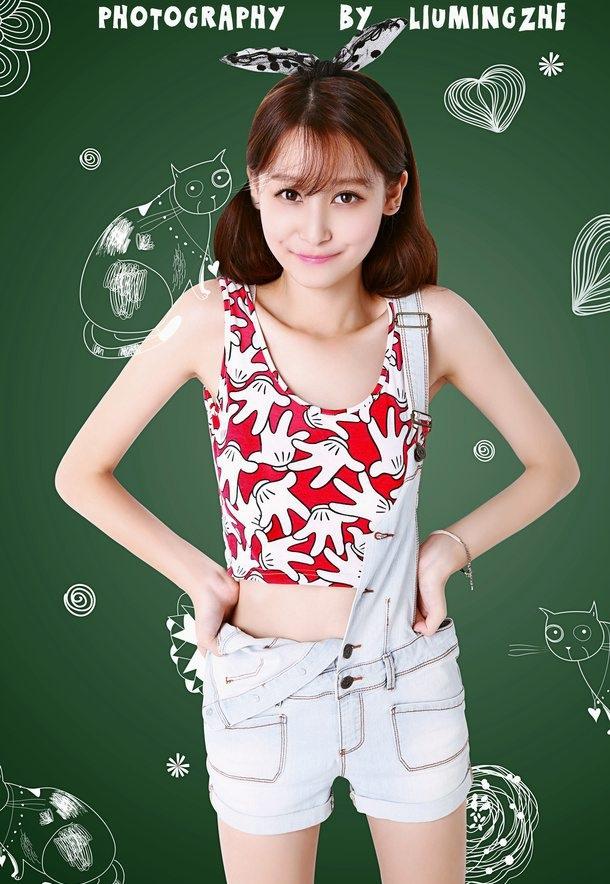 清純學(xué)生妹小清新美女圖片寫真