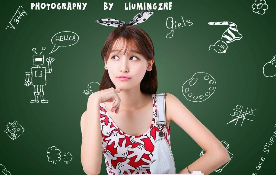 清純學(xué)生妹小清新美女圖片寫真