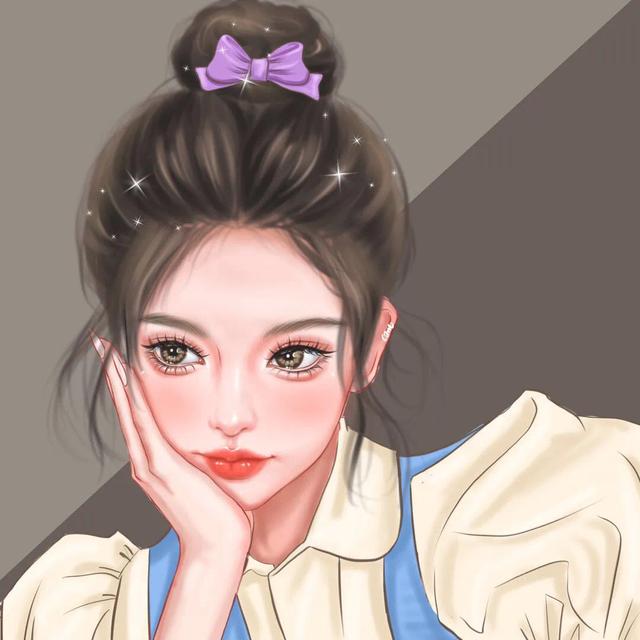 超級美麗可愛的女生頭像、閨蜜頭像