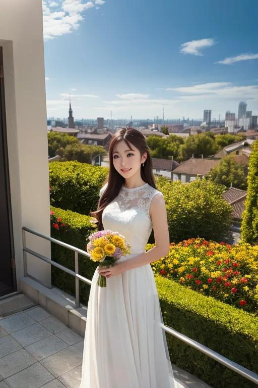 [美女圖片]仙氣飄飄的白衣少女