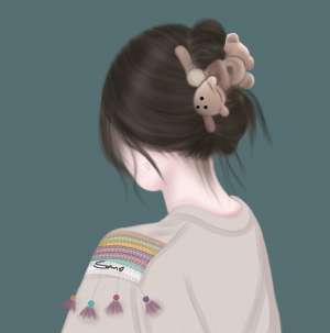頭像女生簡單氣質(「頭像」手繪氣質女生背影，你喜歡哪一個)