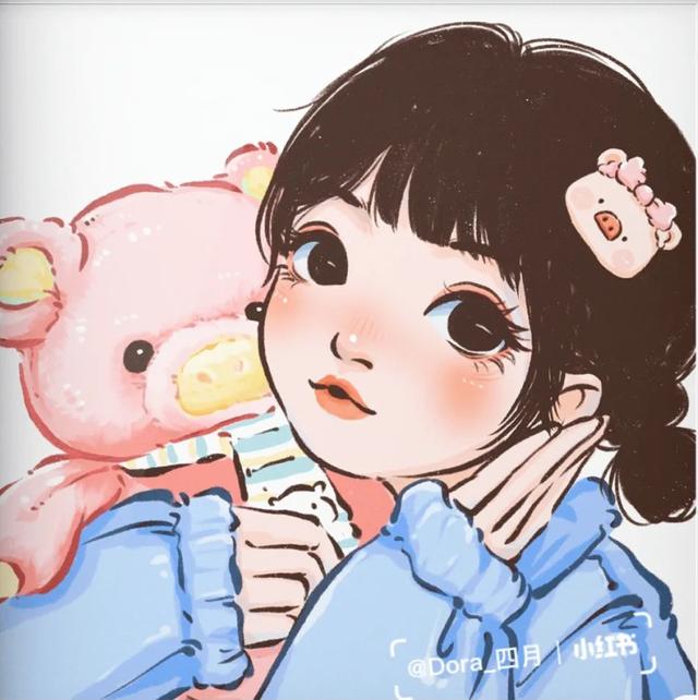 超級可愛治愈的女生頭像，入股不虧啊
