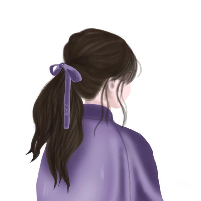 「頭像」手繪氣質女生背影，你喜歡哪一個