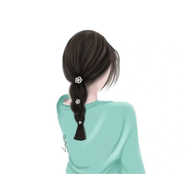 「頭像」手繪氣質女生背影，你喜歡哪一個