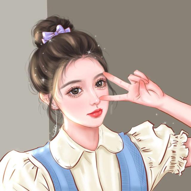 超級美麗可愛的女生頭像、閨蜜頭像