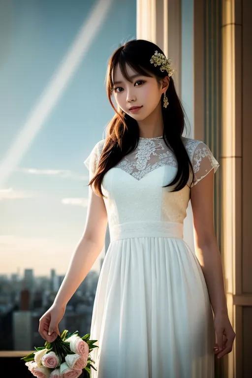 [美女圖片]仙氣飄飄的白衣少女