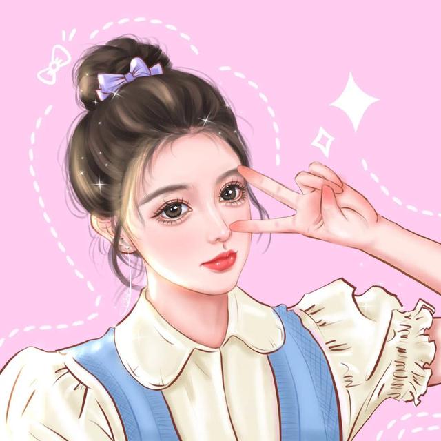 超級美麗可愛的女生頭像、閨蜜頭像