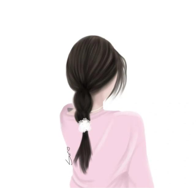 「頭像」手繪氣質女生背影，你喜歡哪一個
