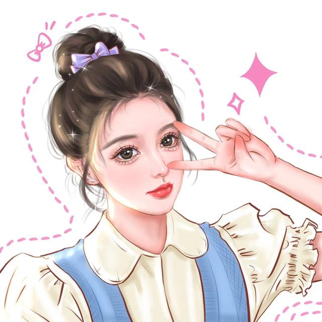 超級美麗可愛的女生頭像、閨蜜頭像