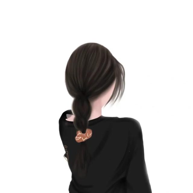 「頭像」手繪氣質女生背影，你喜歡哪一個