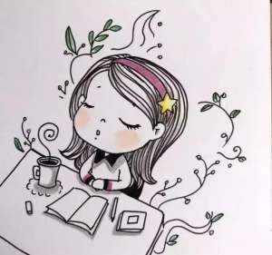 簡筆畫女孩(簡筆畫︱可愛女孩的簡單畫教程)