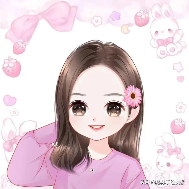 換個頭像吧，呆萌可愛的女生卡通頭像，減齡又時尚 太受歡迎了