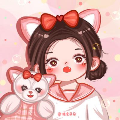超可愛的卡通動(dòng)漫女生頭像、閨蜜頭像