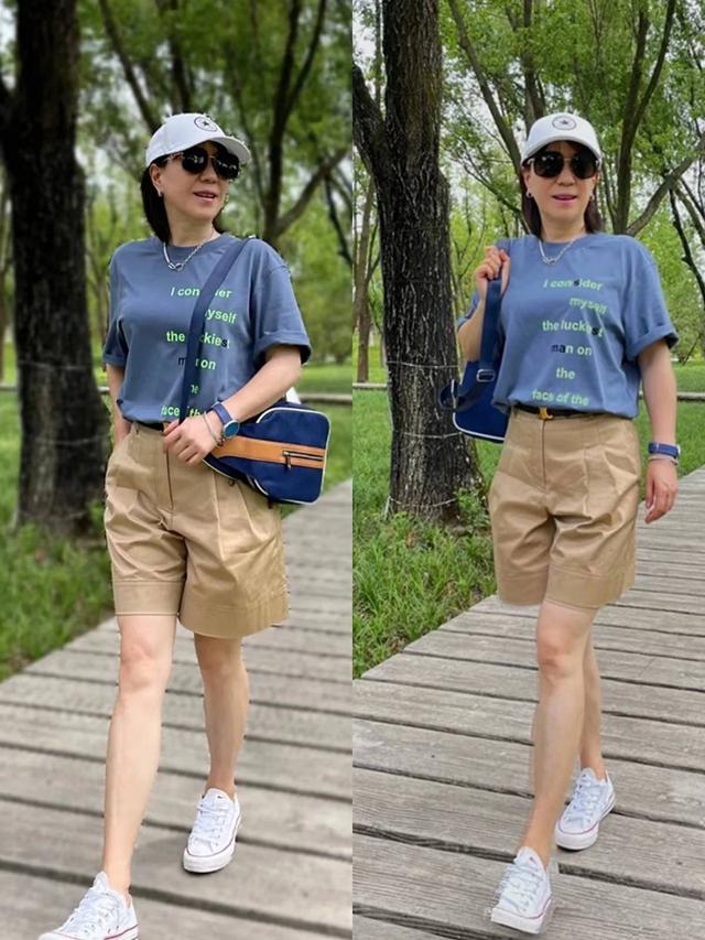 建議身寬體胖的60歲女人，學學這四個穿衣套路，優雅時尚又顯瘦