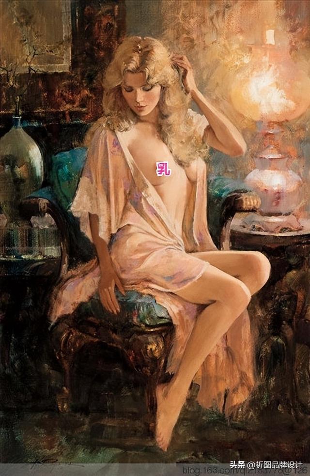 美國藝術家Howard.Rogers人體繪畫，自然又優美，含蓄又不失性感