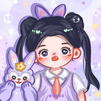 超可愛的卡通動(dòng)漫女生頭像、閨蜜頭像