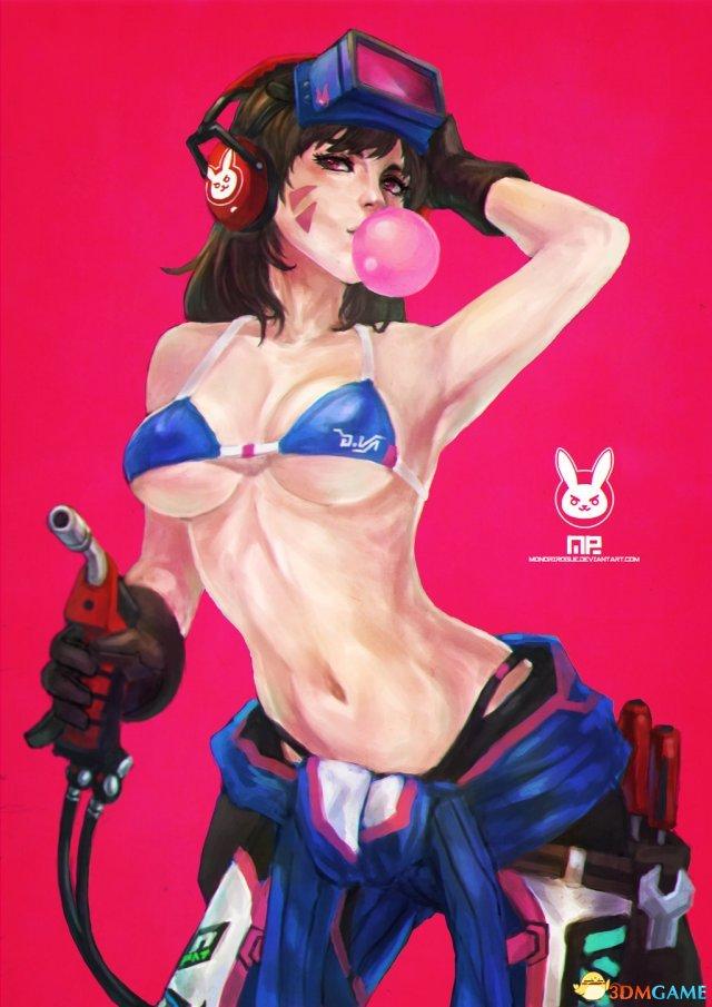 《守望先鋒》同人美圖欣賞 美女英雄露胸性感撩人