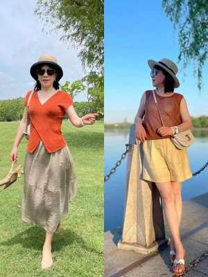 肥胖女人圖片(建議身寬體胖的60歲女人，學學這四個穿衣套路，優雅時尚又顯瘦)