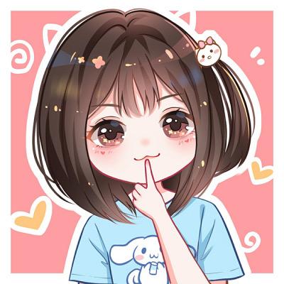 超可愛的卡通動(dòng)漫女生頭像、閨蜜頭像