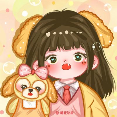 超可愛的卡通動(dòng)漫女生頭像、閨蜜頭像