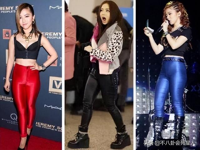 看臉90斤,看腿150斤,這7位女星小臉配粗腿,身材太不協調
