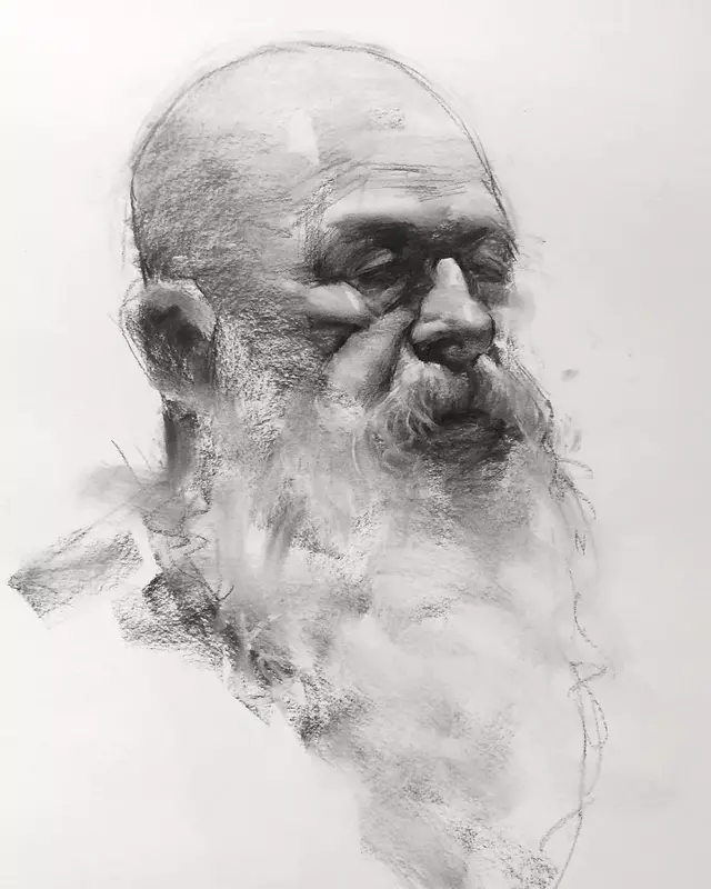 雖然是人體藝術，但是你們看美國藝術家的作品，總該只能學技術了