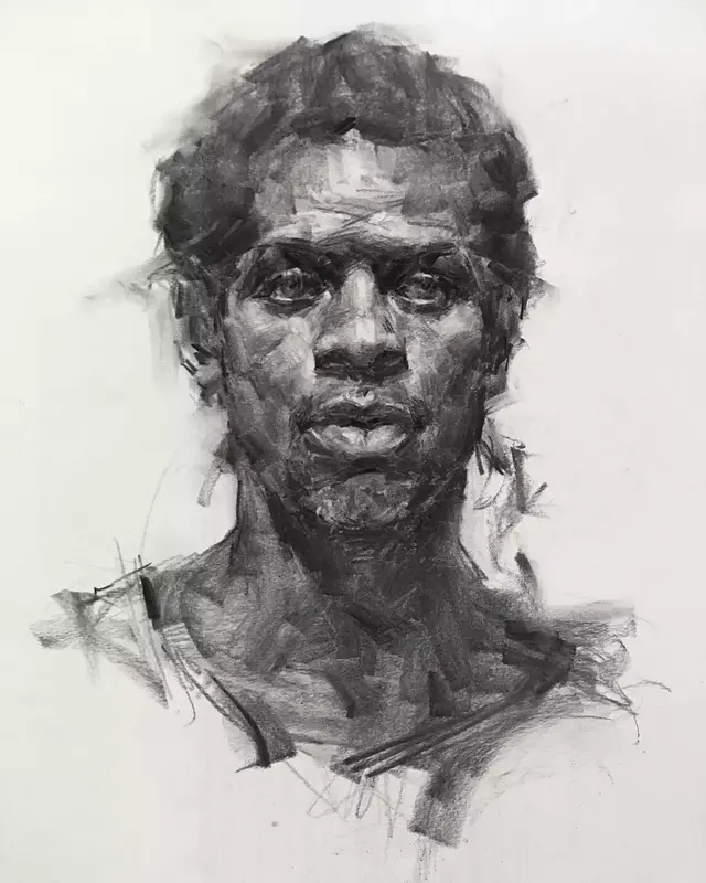 雖然是人體藝術，但是你們看美國藝術家的作品，總該只能學技術了
