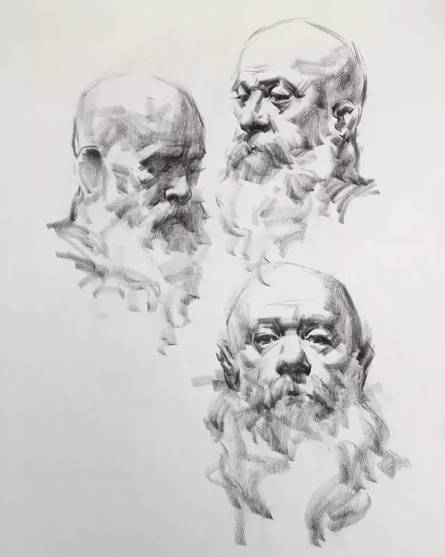 雖然是人體藝術，但是你們看美國藝術家的作品，總該只能學技術了