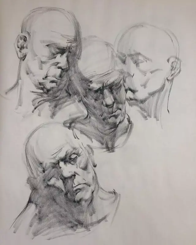 雖然是人體藝術，但是你們看美國藝術家的作品，總該只能學技術了