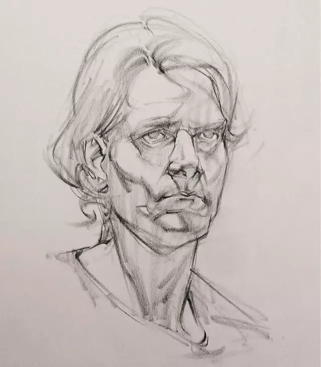 雖然是人體藝術，但是你們看美國藝術家的作品，總該只能學技術了