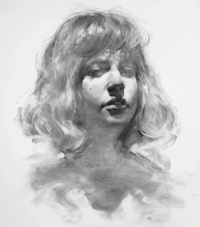 雖然是人體藝術，但是你們看美國藝術家的作品，總該只能學技術了
