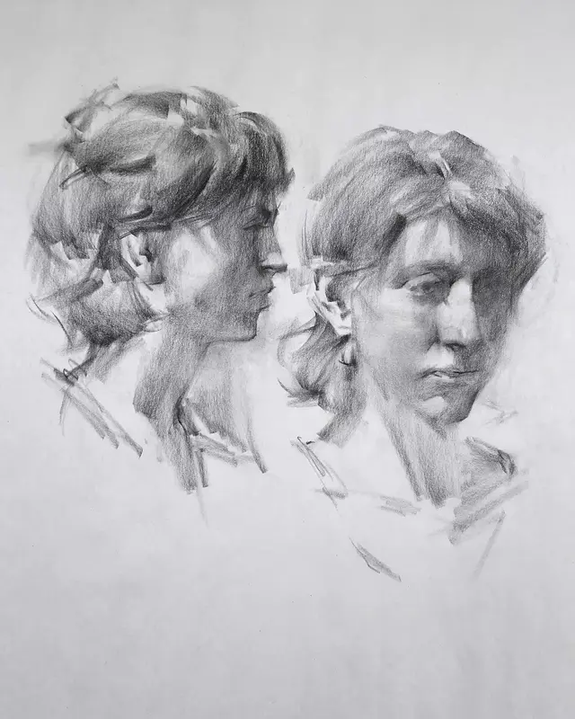 雖然是人體藝術，但是你們看美國藝術家的作品，總該只能學技術了