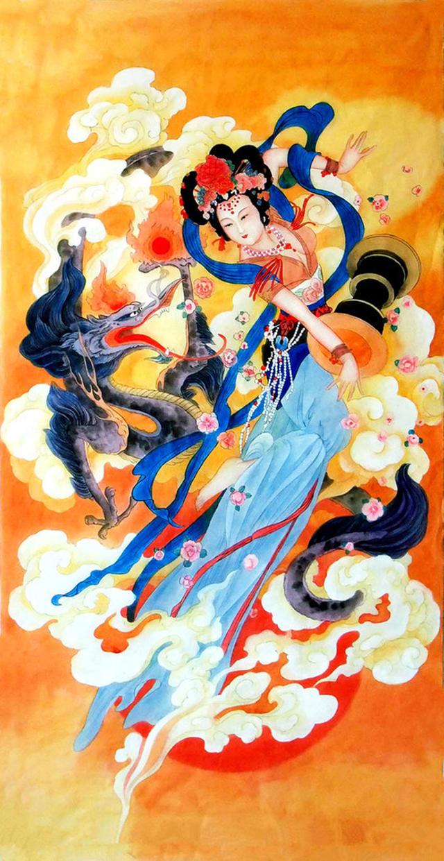 古典美女（嫦娥）美術(shù)素材資料
