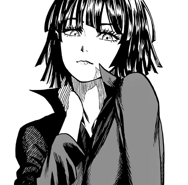 黑白動(dòng)漫女頭高清頭像圖
