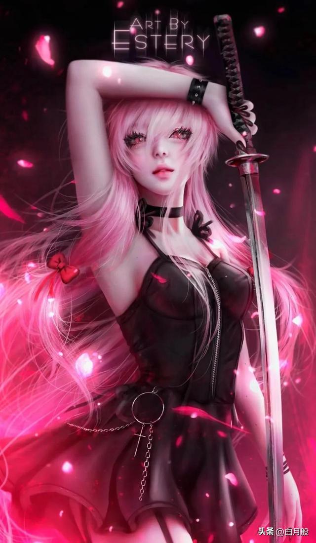 3D建模美女插畫