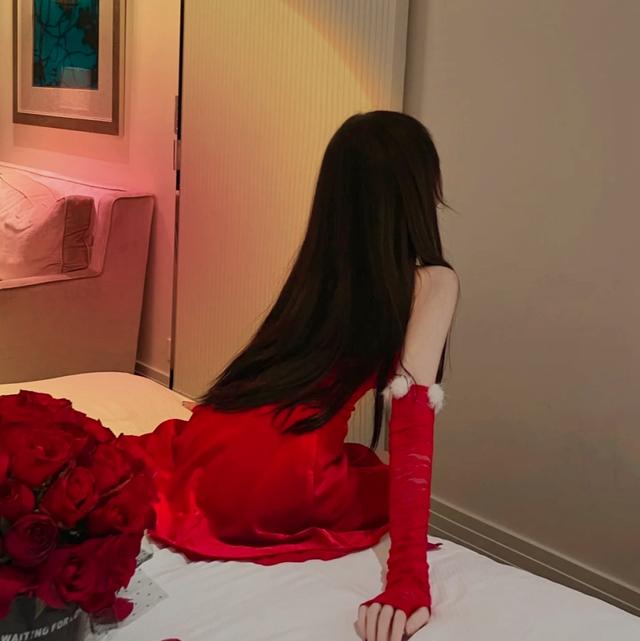 圣誕氣氛美女女頭高清頭像圖