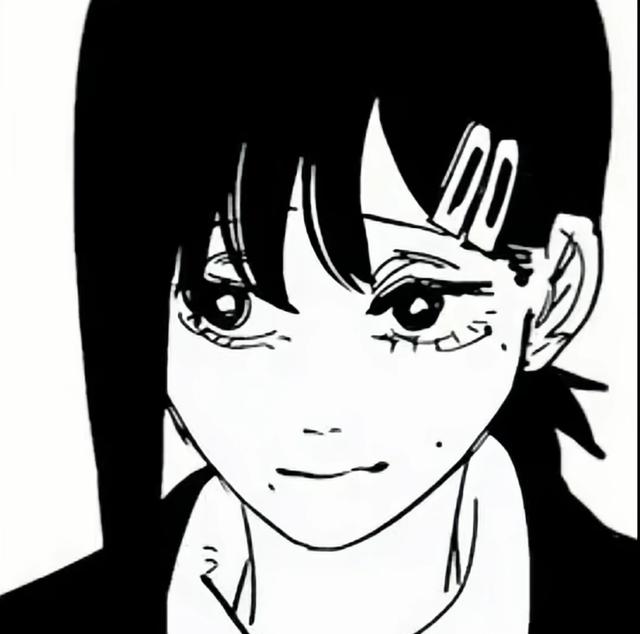 黑白動(dòng)漫女頭高清頭像圖